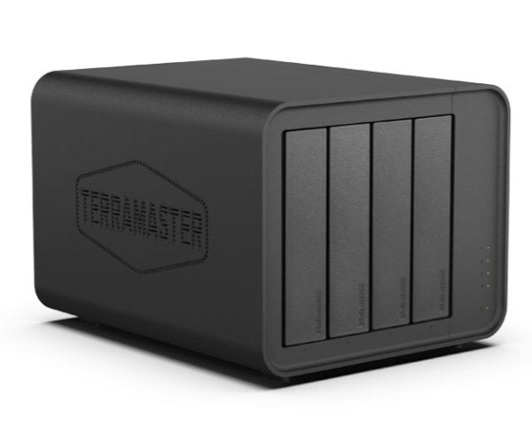 שרת אחסון Terramaster F4-424 4-BAY NAS N97 8GB DDR5 2.5GbE