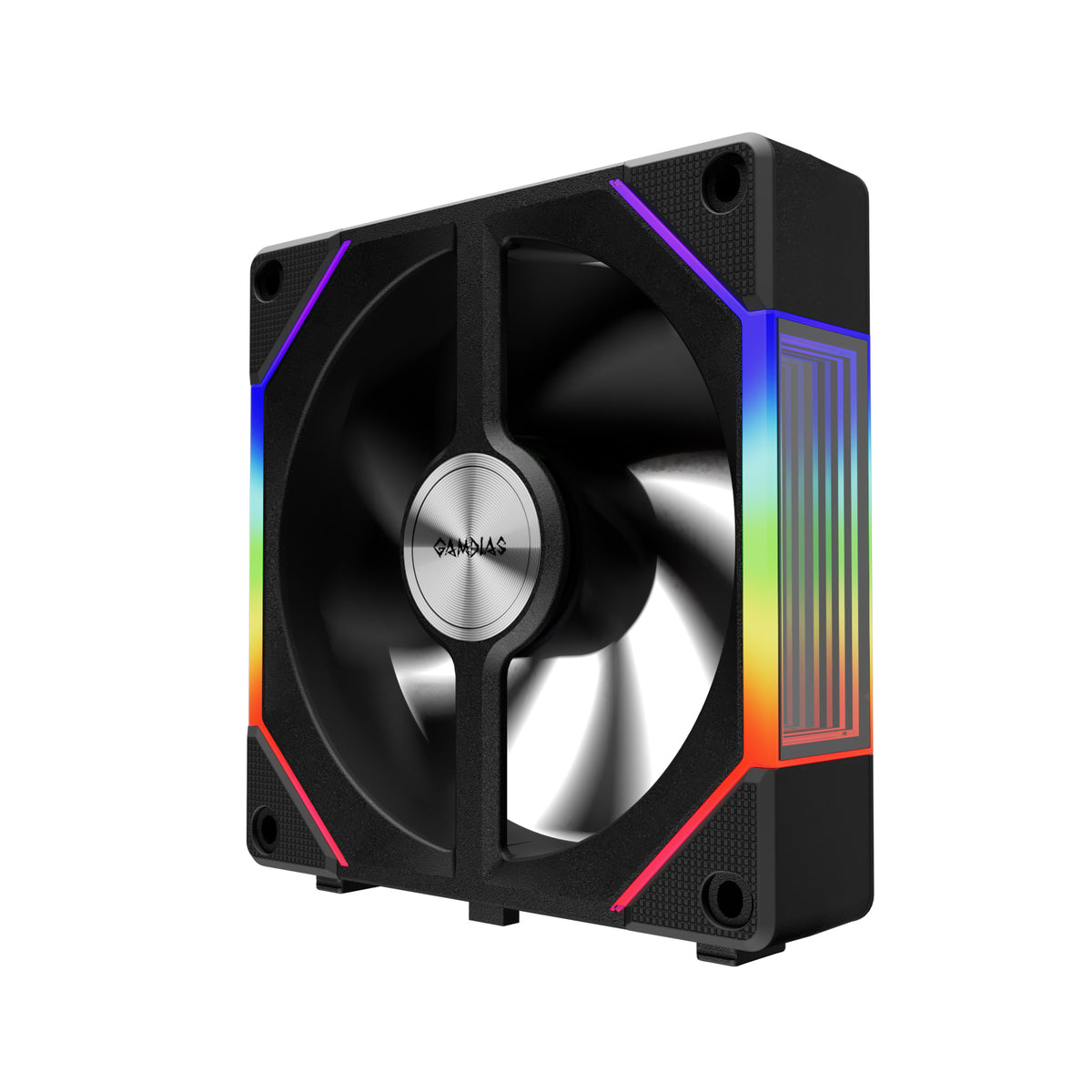 ערכת שלושה מאווררים למארז Gamdias Aeolus P2-1203U 120mm ARGB Controller