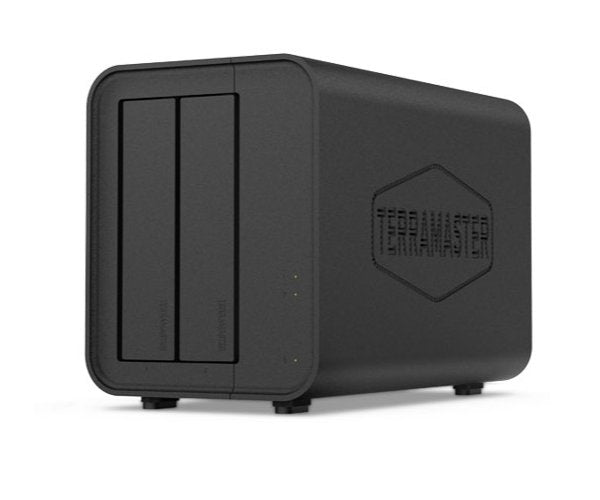שרת אחסון Terramaster F2-424 2-BAY NAS N95 8GB DDR5 2.5GbE