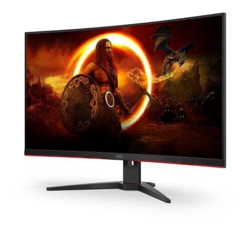 מסך גיימינג קעור AOC CQ32G2SE 32'' 2K-QHD VA 165Hz 1MS 3Y-OS