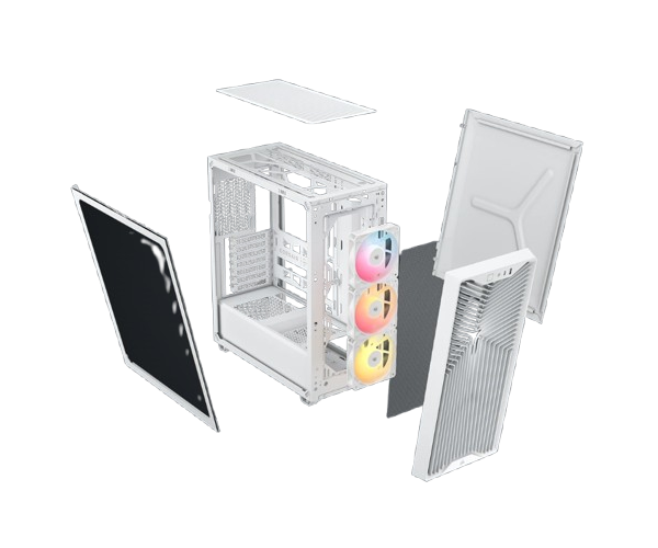 מארז לבן Corsair 3200D RS ARGB White