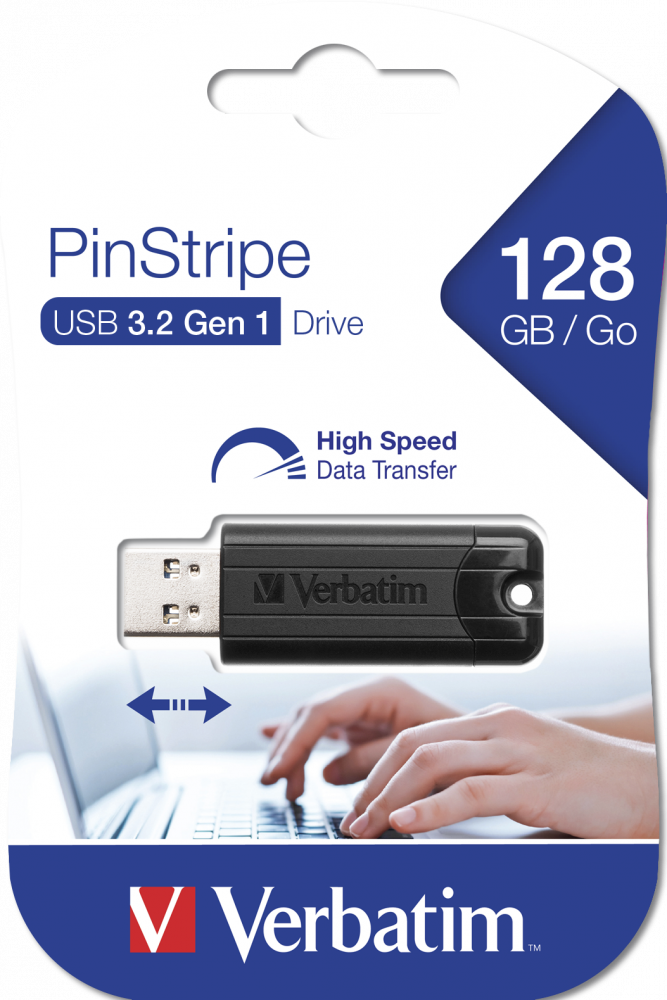 דיסק און קי Verbatim PinStripe 128GB
