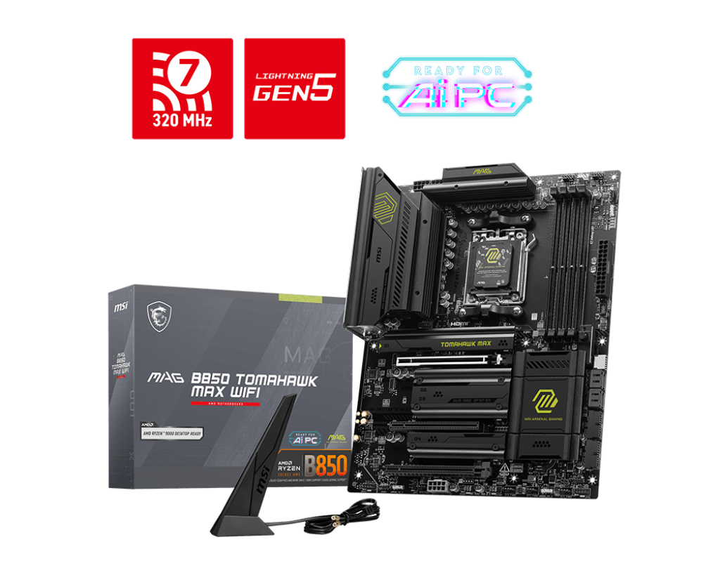 לוח אם MSI MAG B850 TOMAHAWK MAX WIFI