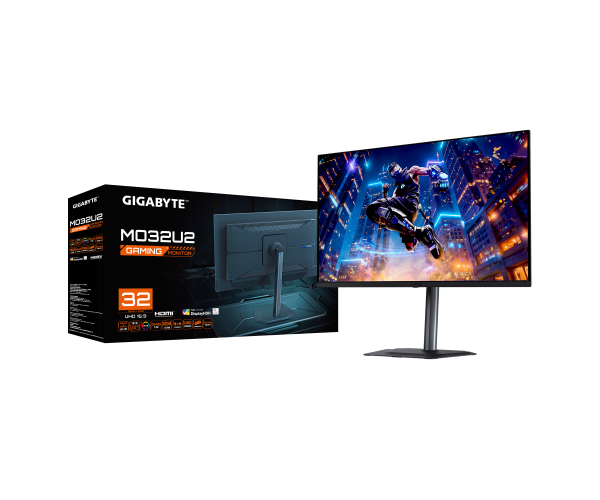 מסך גיימינג Gigabyte MO32U2 32" QD-OLED 4K-UHD 240Hz 0.03ms