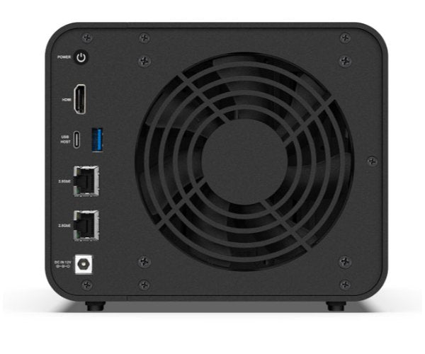 שרת אחסון Terramaster F4-424 4-BAY NAS N97 8GB DDR5 2.5GbE