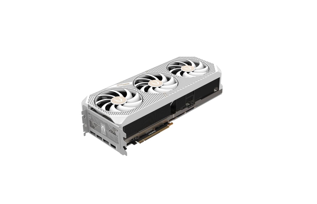 כרטיס מסך לבן Zotac GeForce RTX 5090 Solid OC White Edition 32G