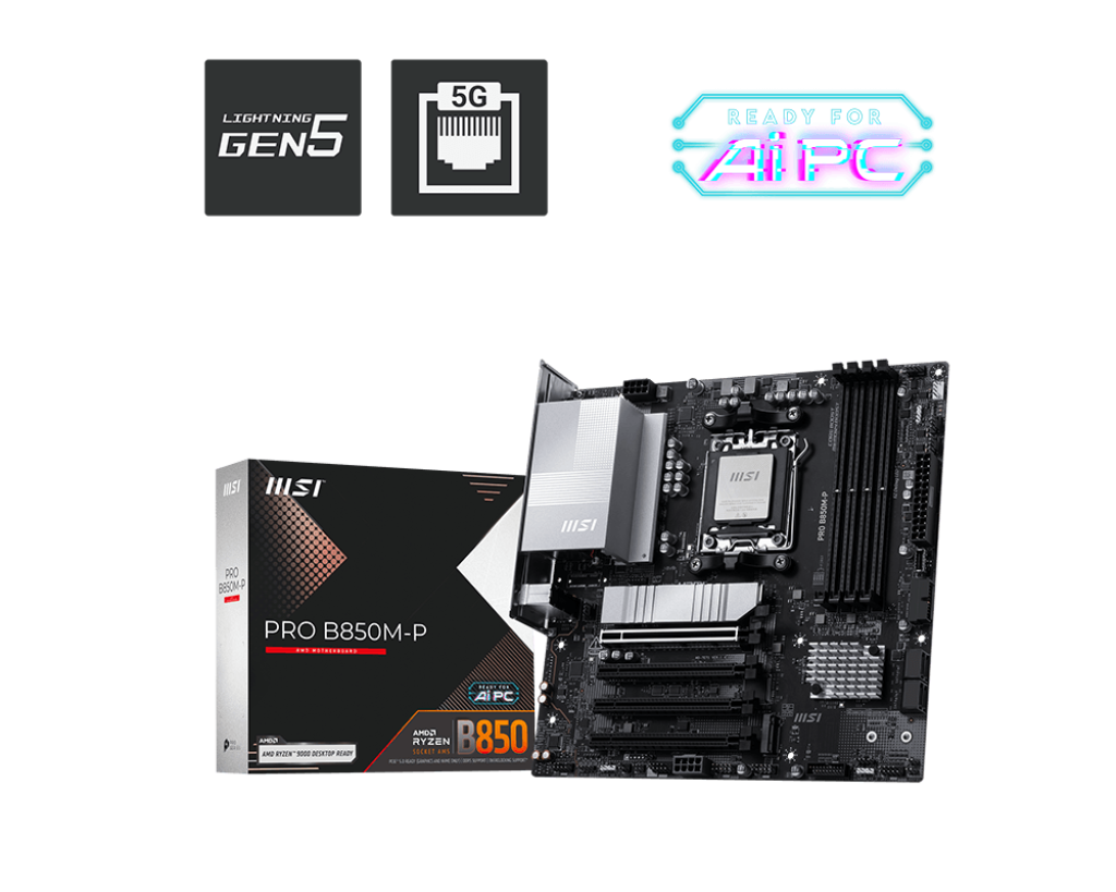 לוח אם MSI PRO B850M-P MATX
