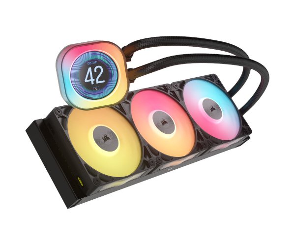 קירור נוזלי Corsair iCUE TITAN 360 RX LCD Balck 360mm AIO