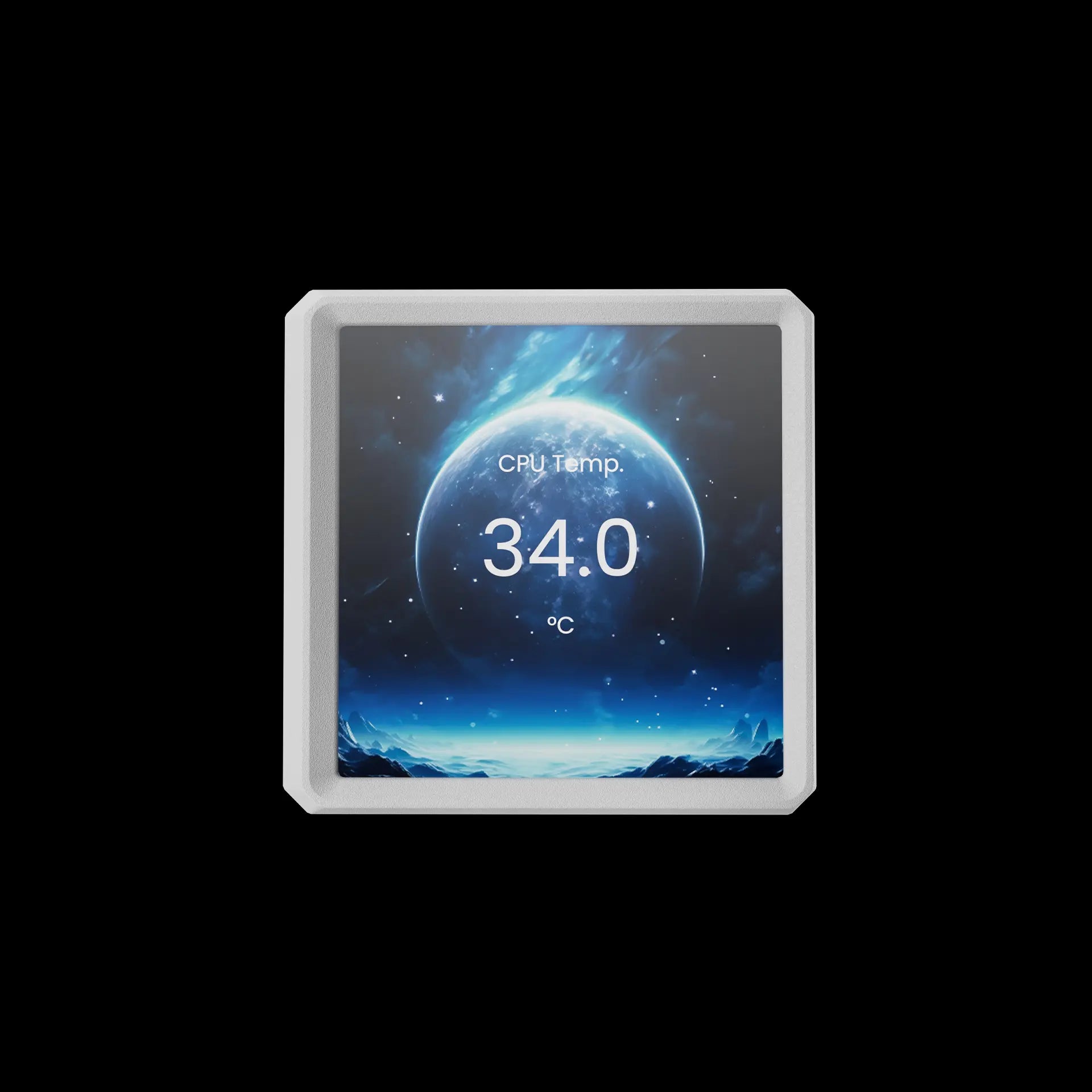 קירור נוזלי לבן Gamdias AURA GL360 LCD ARGB 360mm White