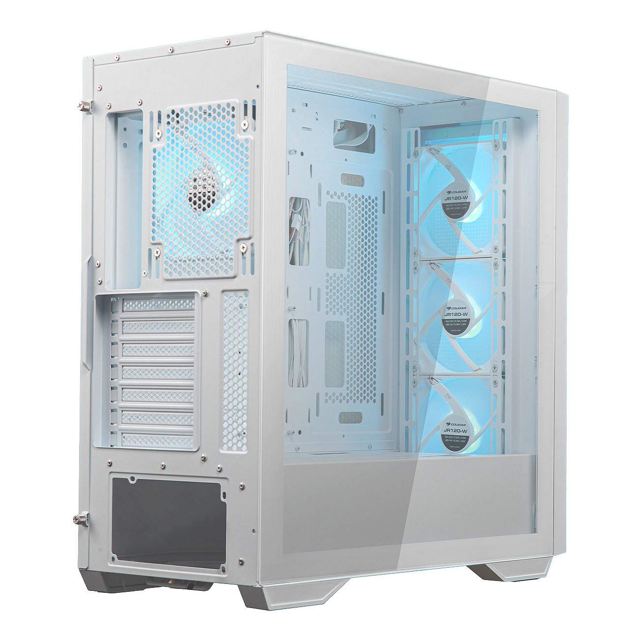 מארז בצבע לבן Cougar UNIFACE ARGB
