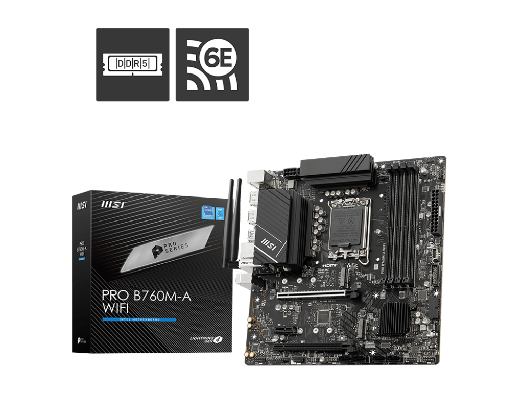 לוח אם MSI PRO B760M-A WIFI