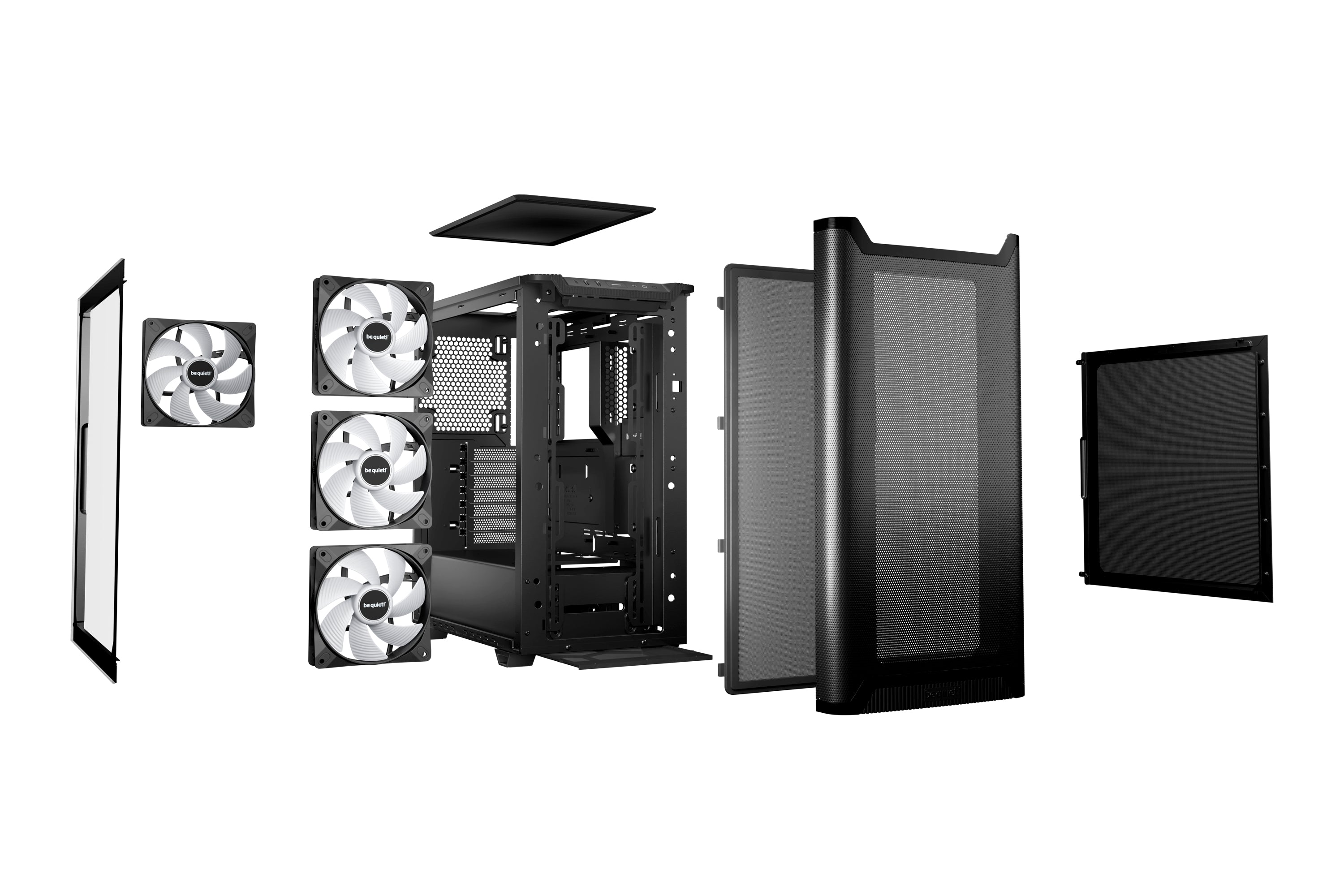 מארז be quiet! PURE BASE 501 LX ARGB Black