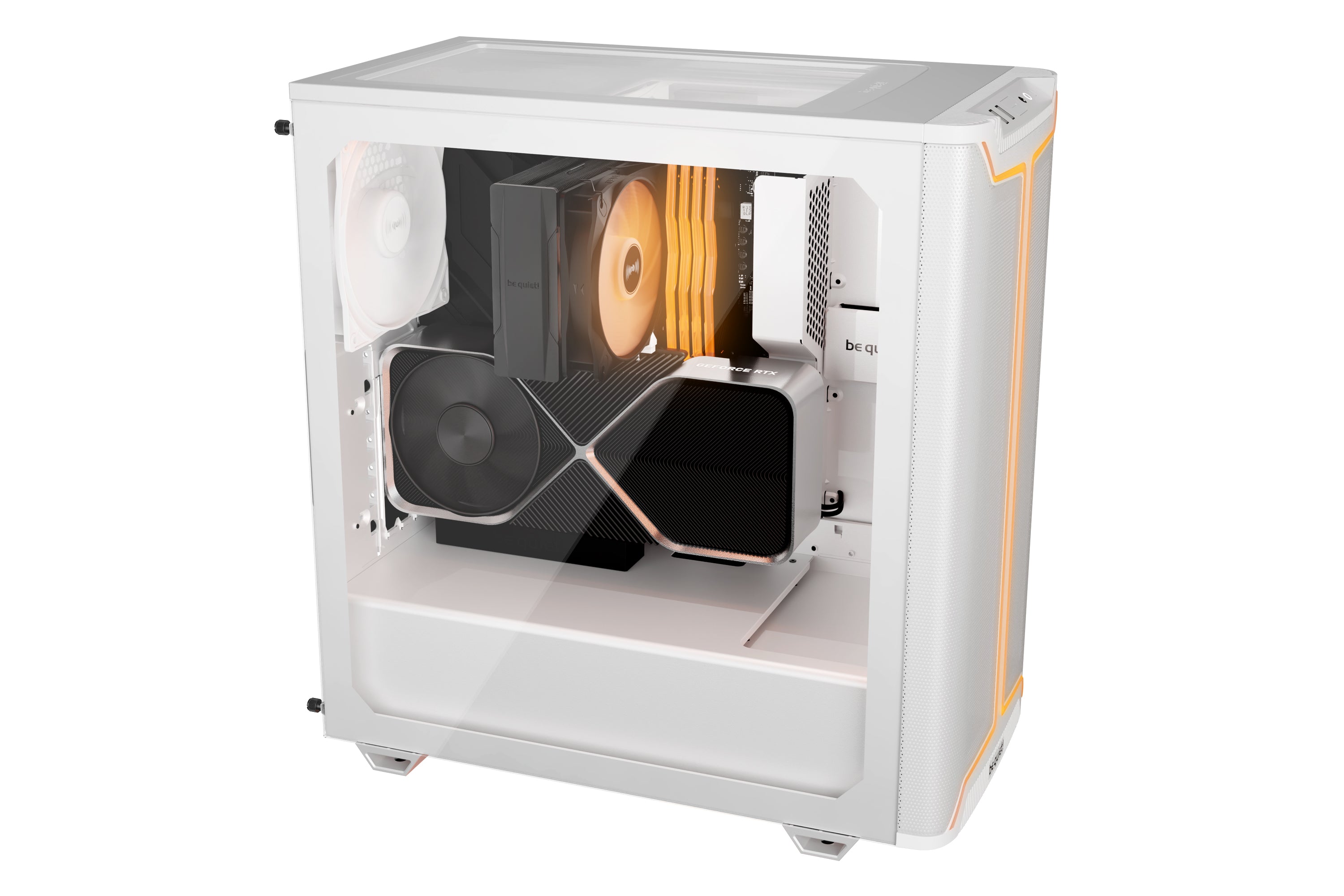 מארז לבן be quiet! PURE BASE 501 DX ARGB White