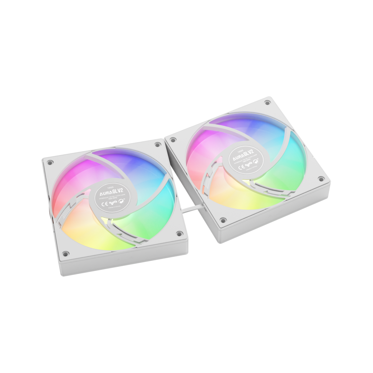 קירור נוזלי בצבע לבן Gamdias AURA GL240 V2 WH 240mm