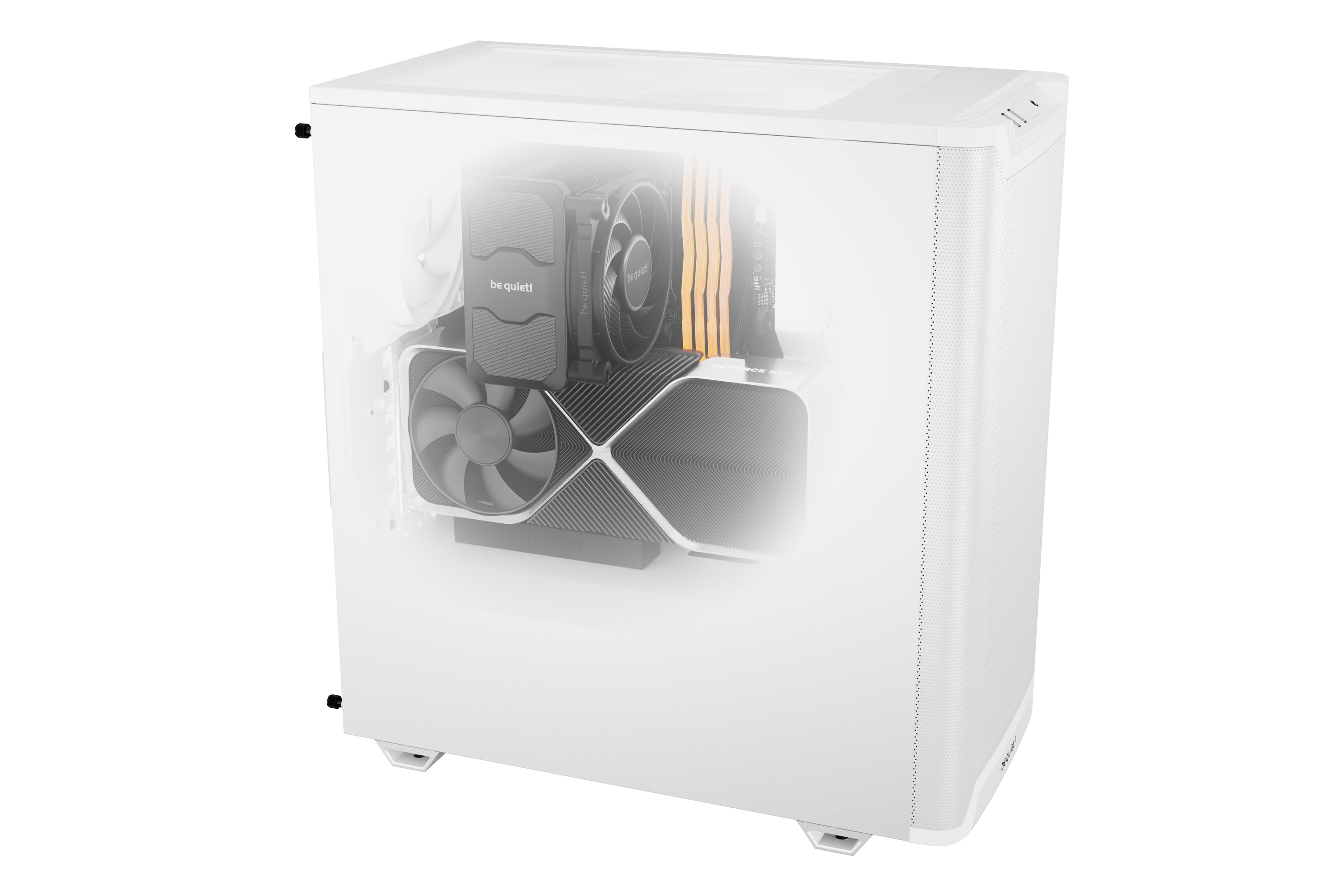 מארז לבן be quiet! PURE BASE 501 Airflow White