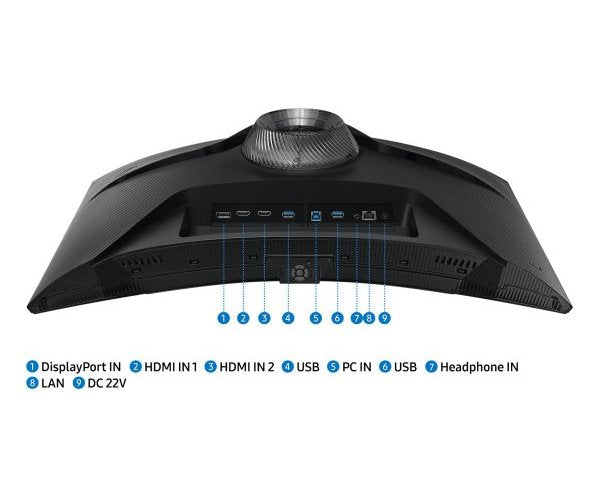 מסך גיימינג Samsung Odyssey G6 G65B 27" VA 2K-QHD 240Hz 1ms