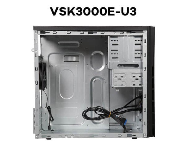 מארז Antec VSK3000B-U3 Mini Tower Mini ATX