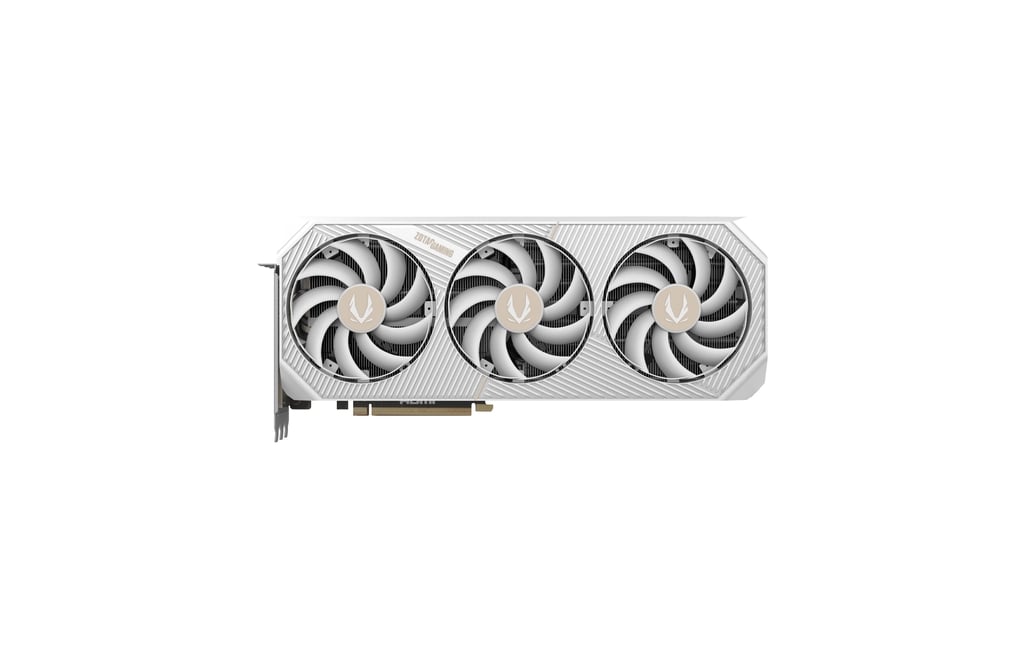 כרטיס מסך לבן Zotac GeForce RTX 5080 16G Solid OC White Edition