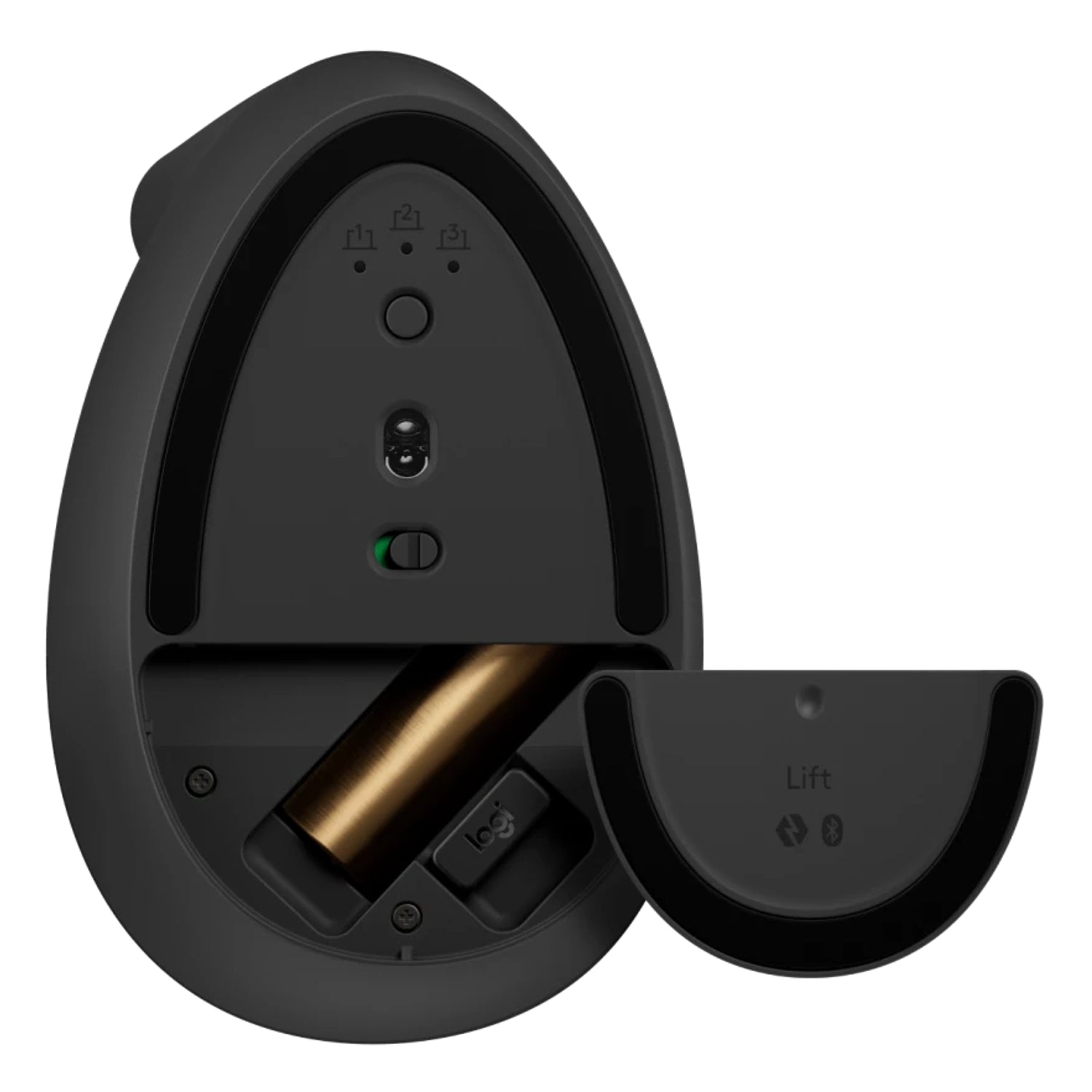 עכבר ארגונומי אלחוטי צד שמאל Logitech Lift Vertical Graphite