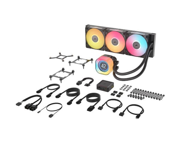 קירור נוזלי Corsair iCUE TITAN 360 RX LCD Balck 360mm AIO