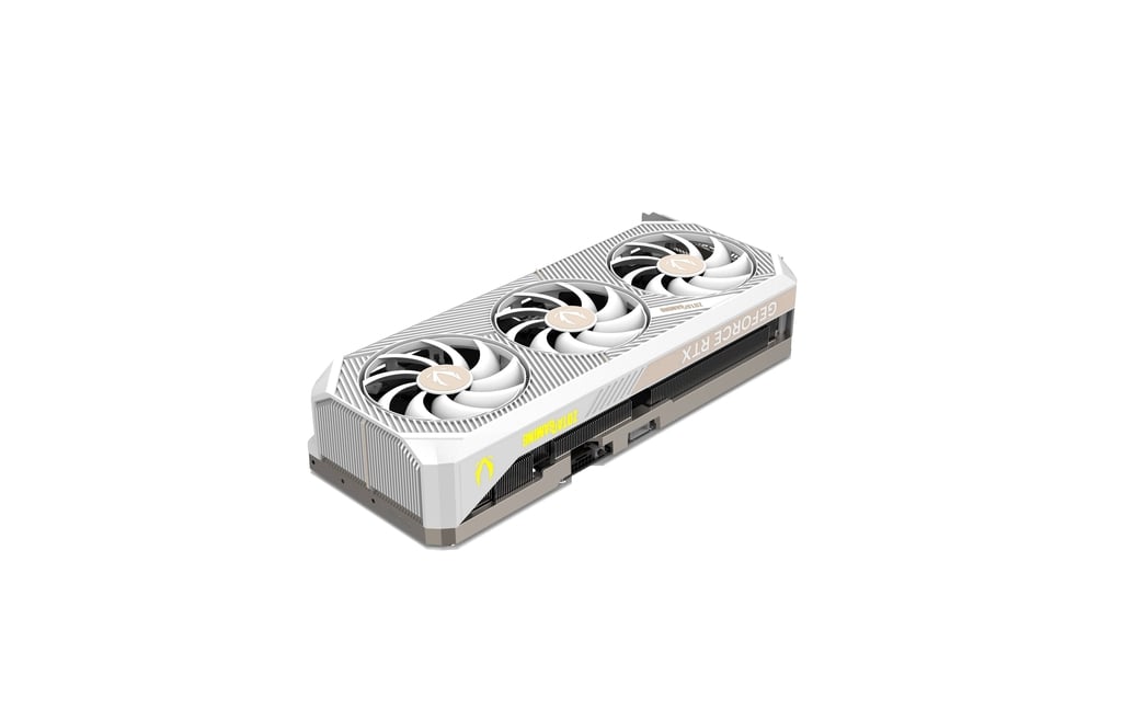 כרטיס מסך לבן Zotac GeForce RTX 5090 Solid OC White Edition 32G