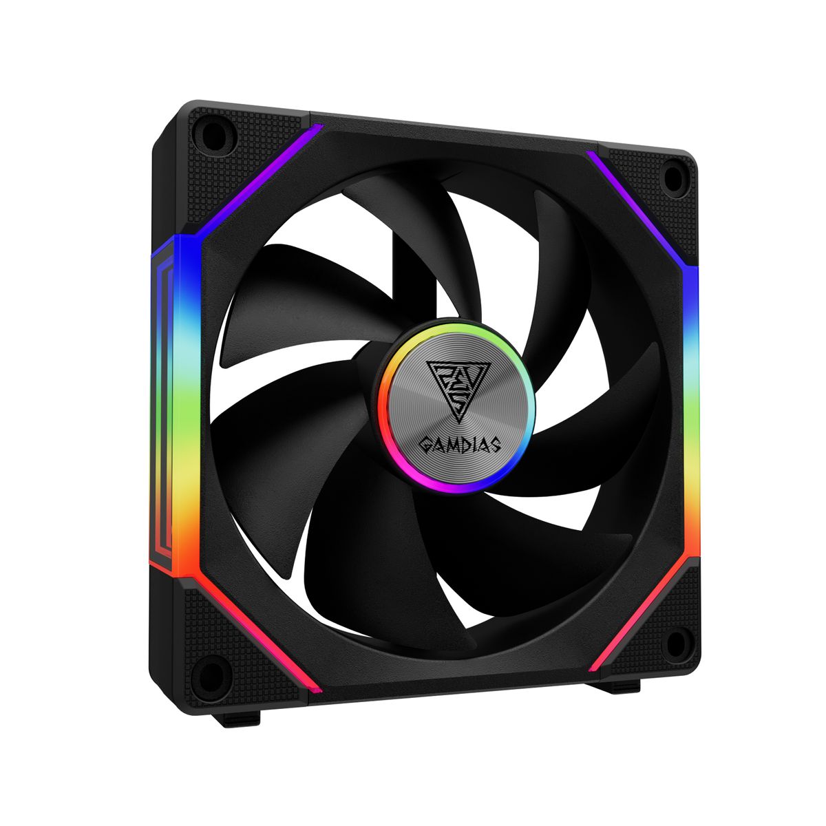 ערכת שלושה מאווררים למארז Gamdias Aeolus P2-1203U 120mm ARGB Controller
