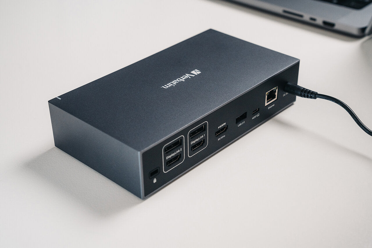 תחנת עגינה Verbatim CDS-17 Type-C 100W-PD 3xHDMI 2xDP