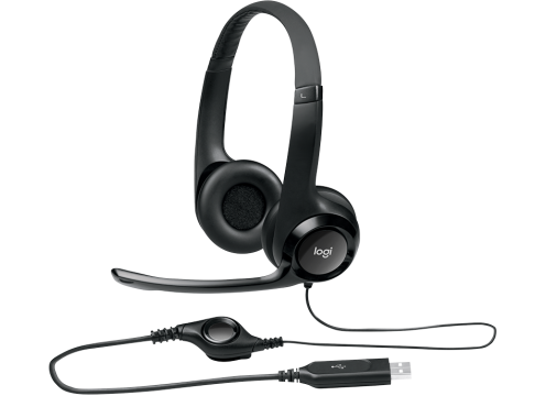 אוזניות Logitech H390 USB