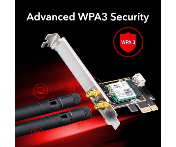 כרטיס רשת אלחוטי Cudy WE3000 AX210 WIFI 6E BlueTooth 5.2 PCI-E