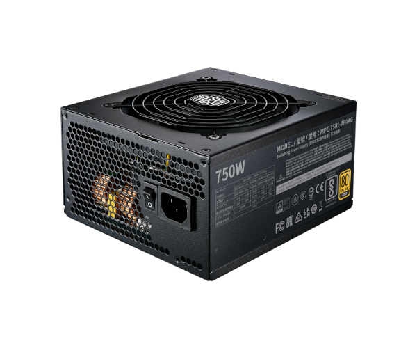 ספק כוח CoolerMaster MWE V2 750W PCIE5 Gold