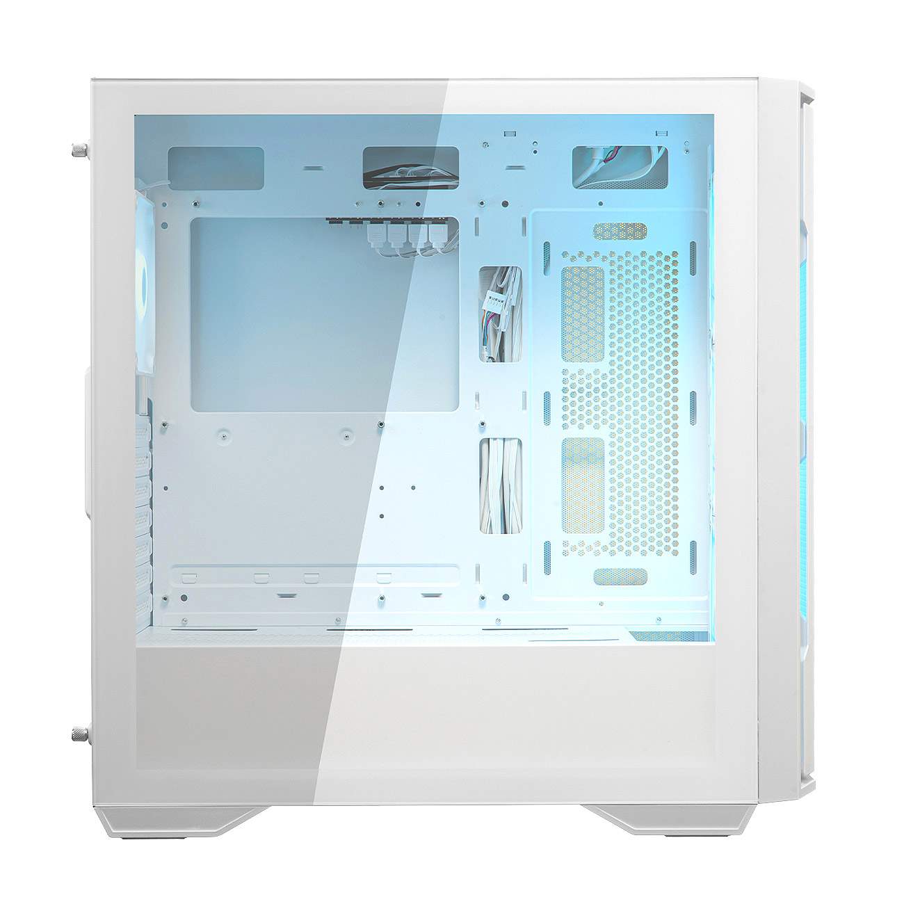 מארז בצבע לבן Cougar UNIFACE ARGB