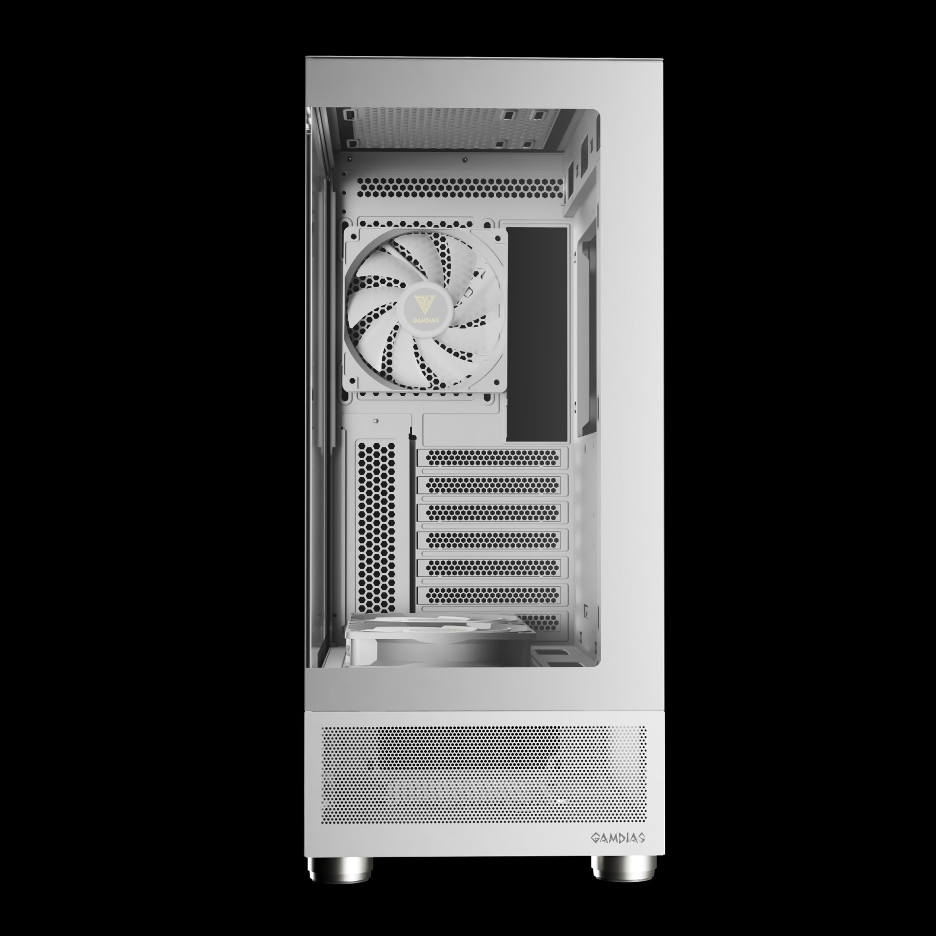 מארז בצבע לבן Gamdias Atlas E1