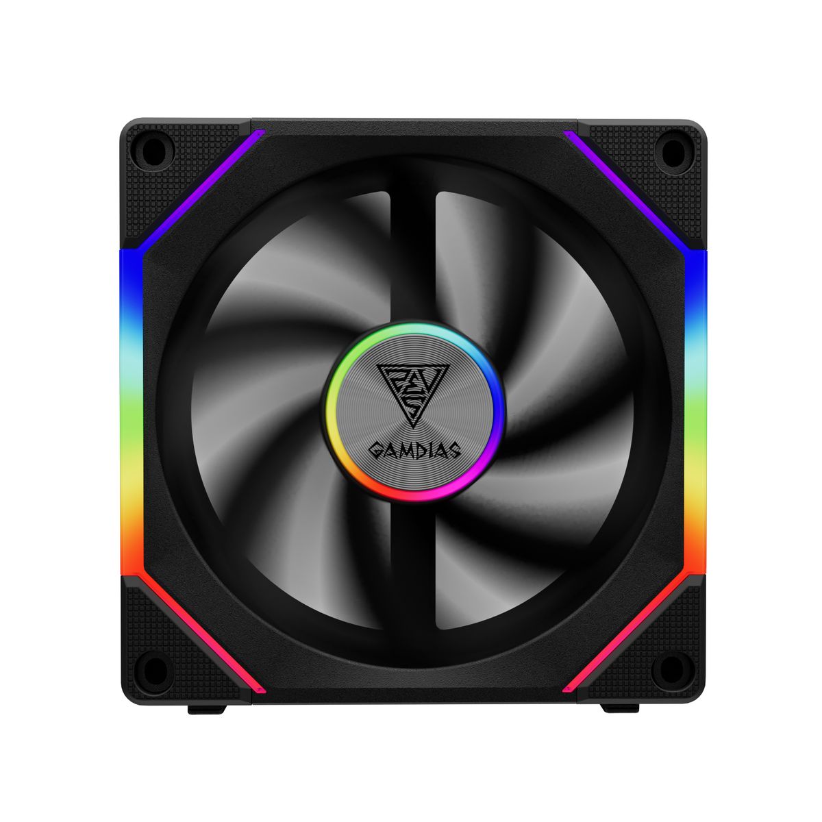 ערכת שלושה מאווררים למארז Gamdias Aeolus P2-1203U 120mm ARGB Controller