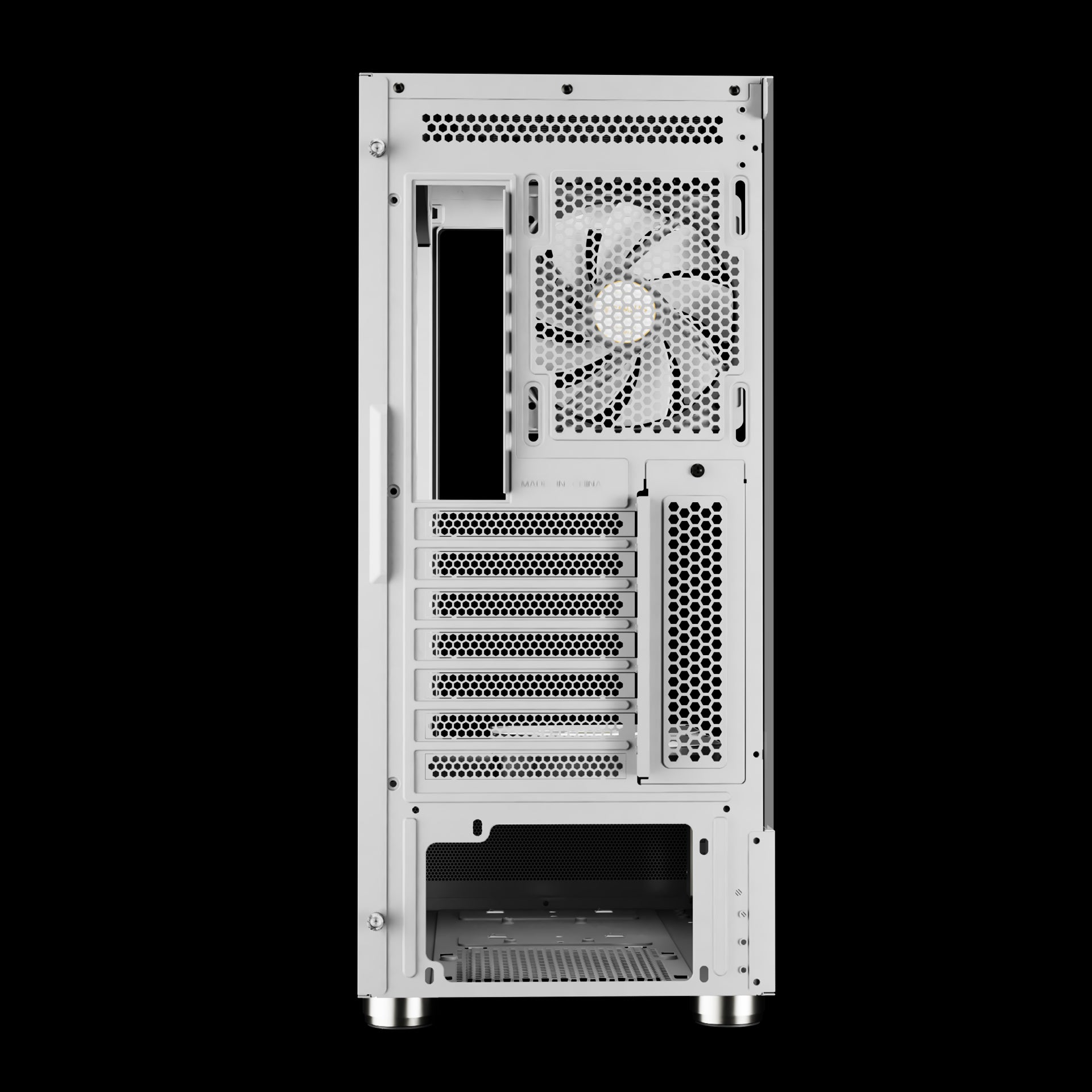 מארז בצבע לבן Gamdias Atlas E1