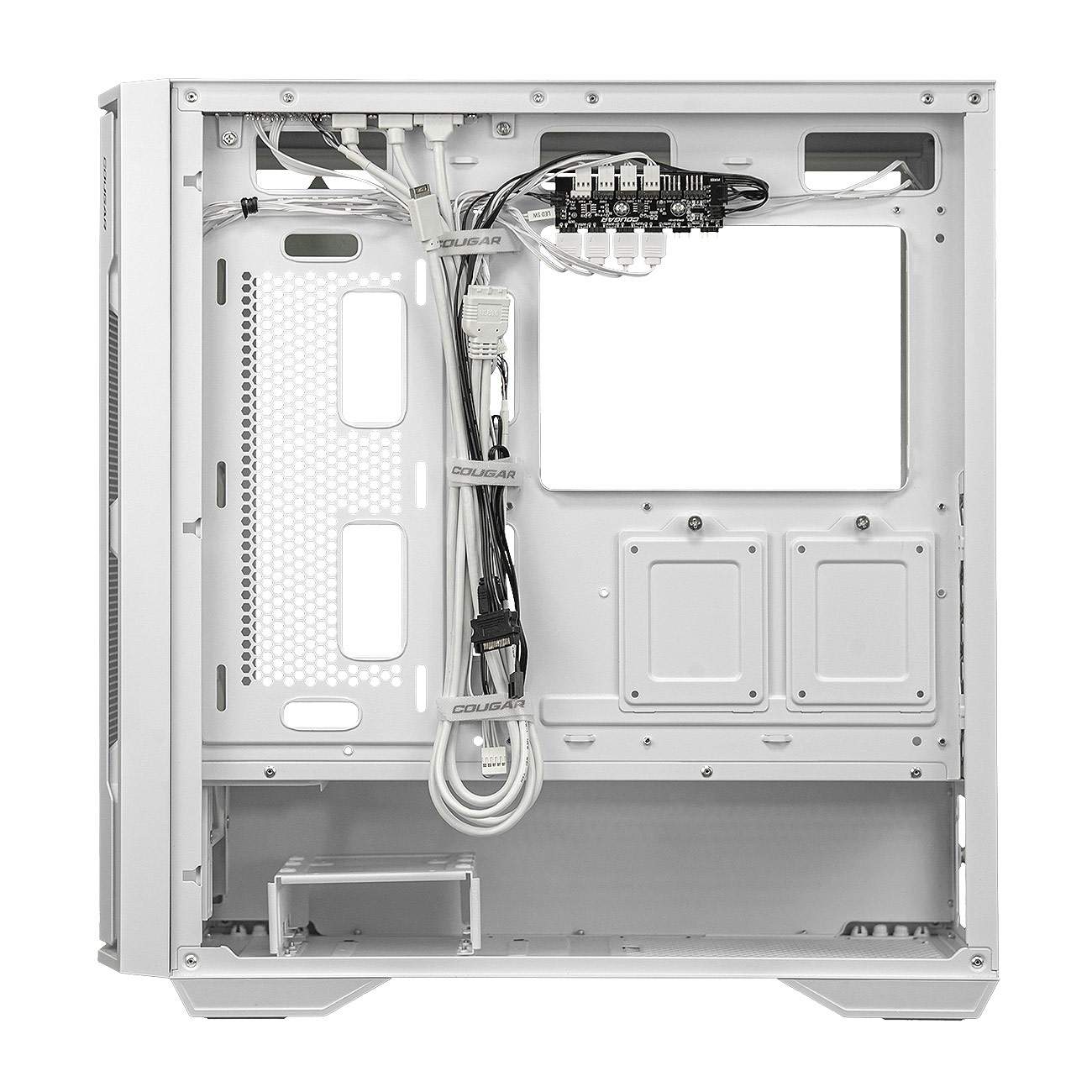 מארז בצבע לבן Cougar UNIFACE ARGB