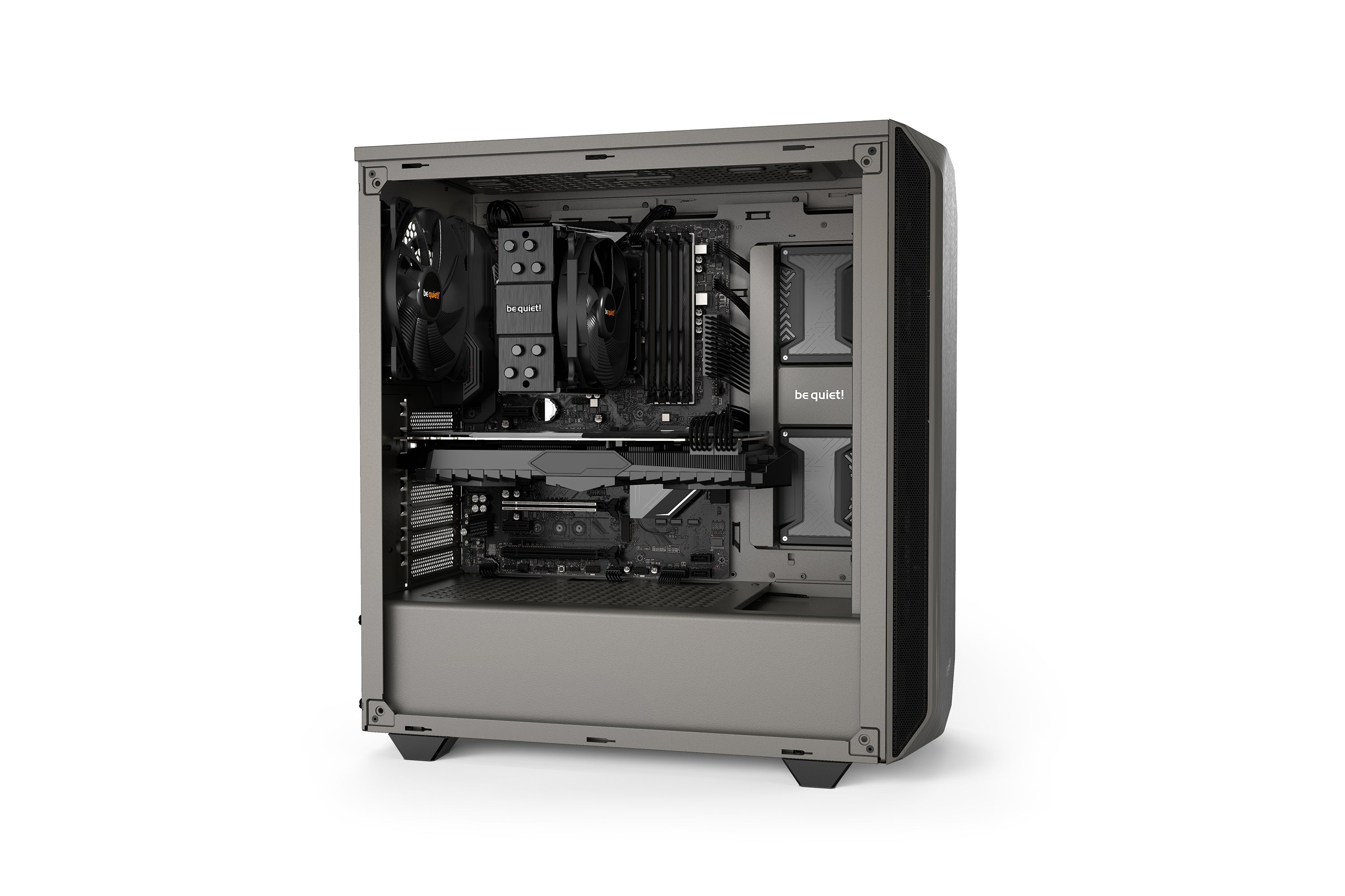 מארז be quiet! PURE BASE 500 Metallic Gray