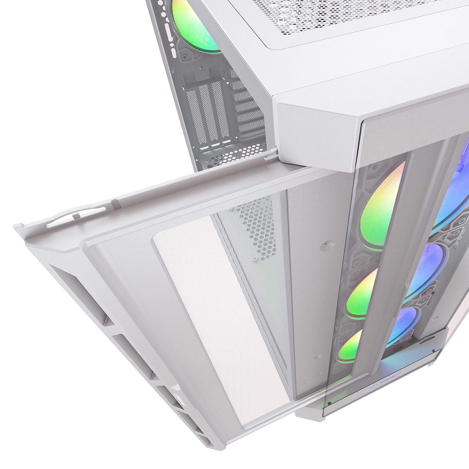 מארז בצבע לבן Cougar DUOFACE PRO ARGB