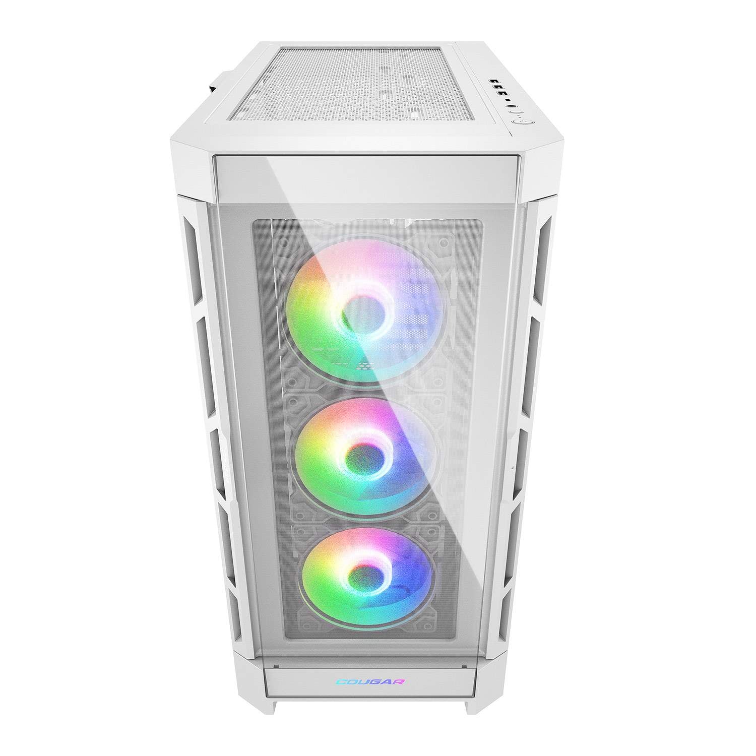 מארז בצבע לבן Cougar DUOFACE PRO ARGB