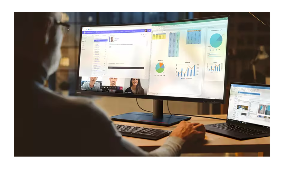 מסך Lenovo ThinkVision P40w-20 UltraWide 40'' 5K IPS