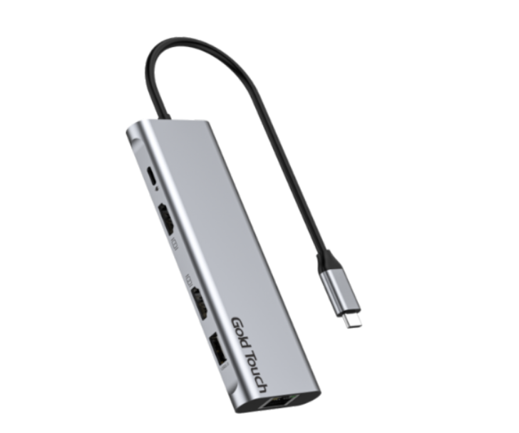 תחנת עגינה GoldTouch Type-C PD 2x HDMI Lan