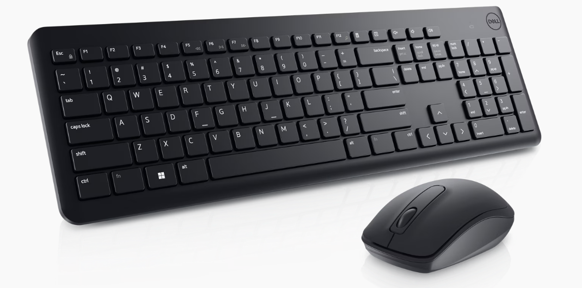 סט מקלדת ועכבר אלחוטי Dell KM3322W