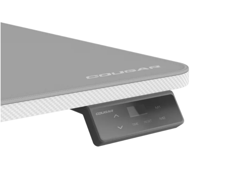 שולחן גיימינג חשמלי לבן Cougar E-Star 140 White