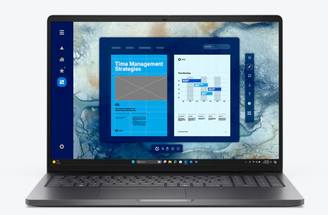 מחשב נייד Dell Pro 16 PC16250 Ultra 5 235U/16G/512G/11P/3YOS