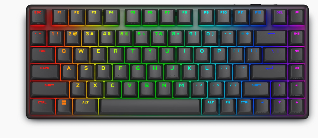 מקלדת גיימינג מכנית אלחוטית Dell Alienware Pro Wireless Gaming Keyboard Dark Side of the Moon