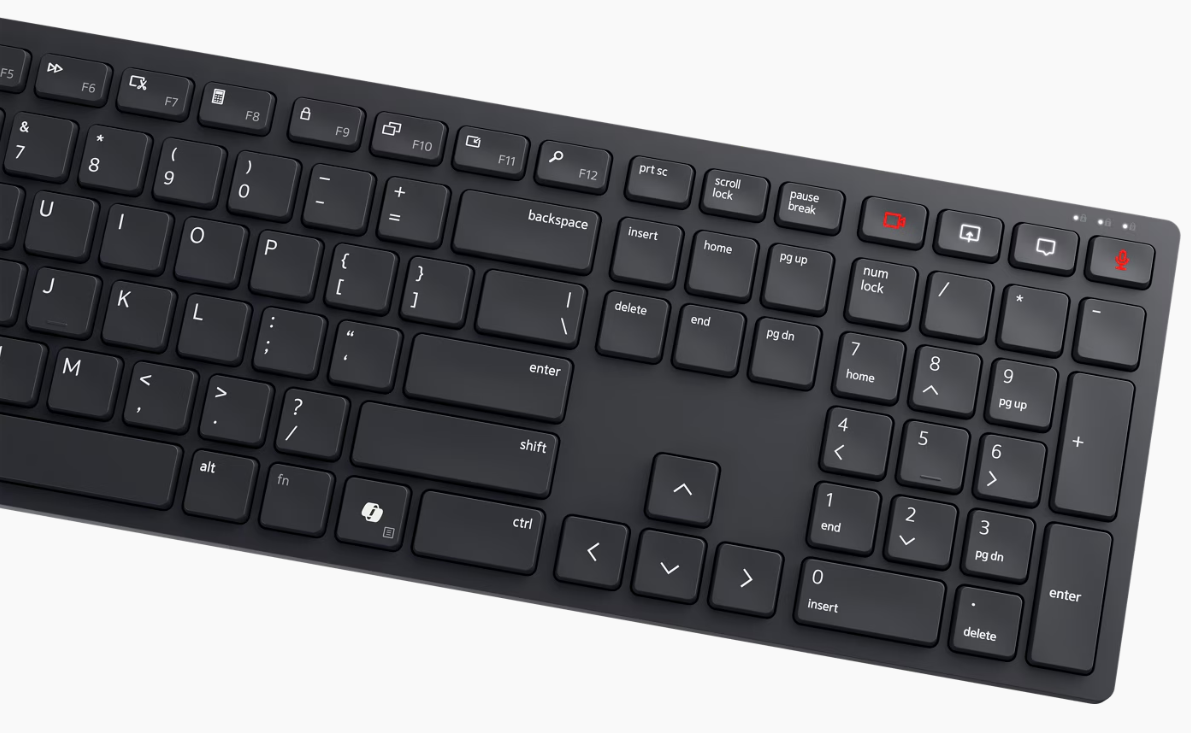 מקלדת חוטית Dell Pro Silent Collaboration KB525C Type-C / USB