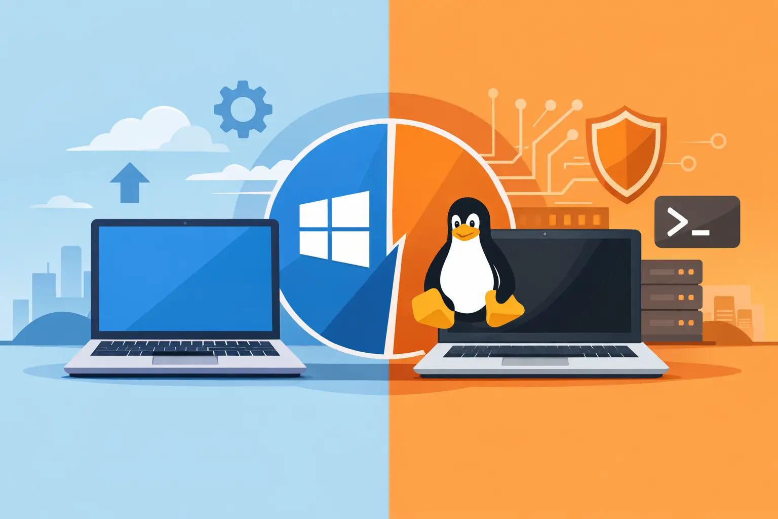 Windows מול Linux: מה נכון למחשב שלכם?
