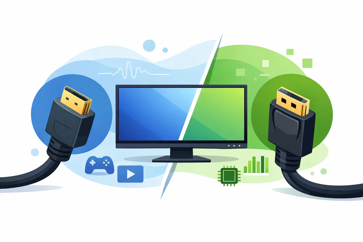 כבל HDMI או DisplayPort: מה מתאים למסך שלכם?