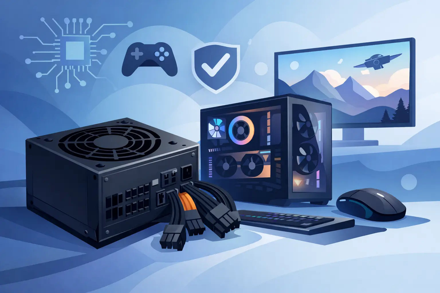 איך לבחור ספק כוח למחשב גיימינג