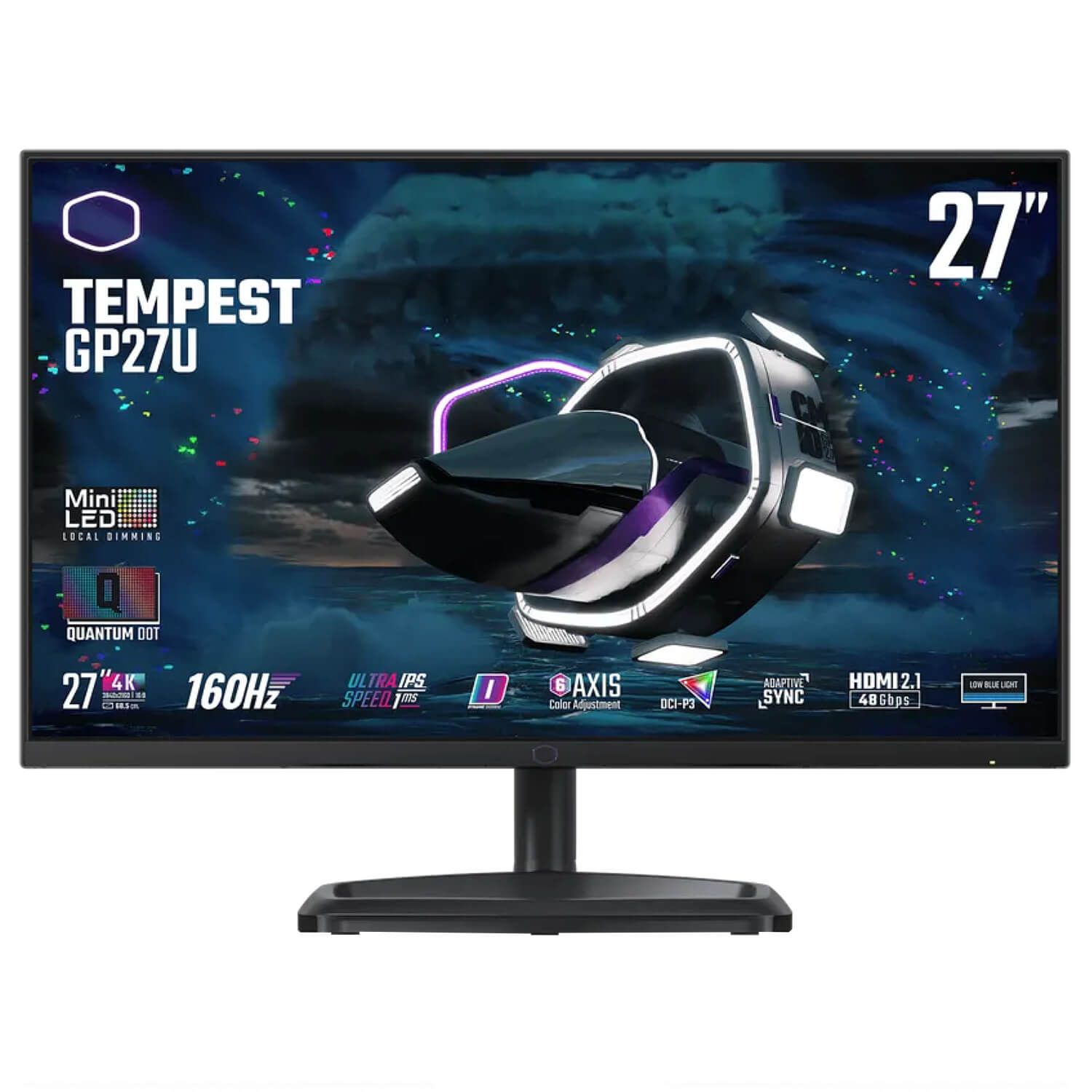 מסך גיימינג CoolerMaster Tempest GP27U 27" IPS 4K UHD 160Hz 1ms