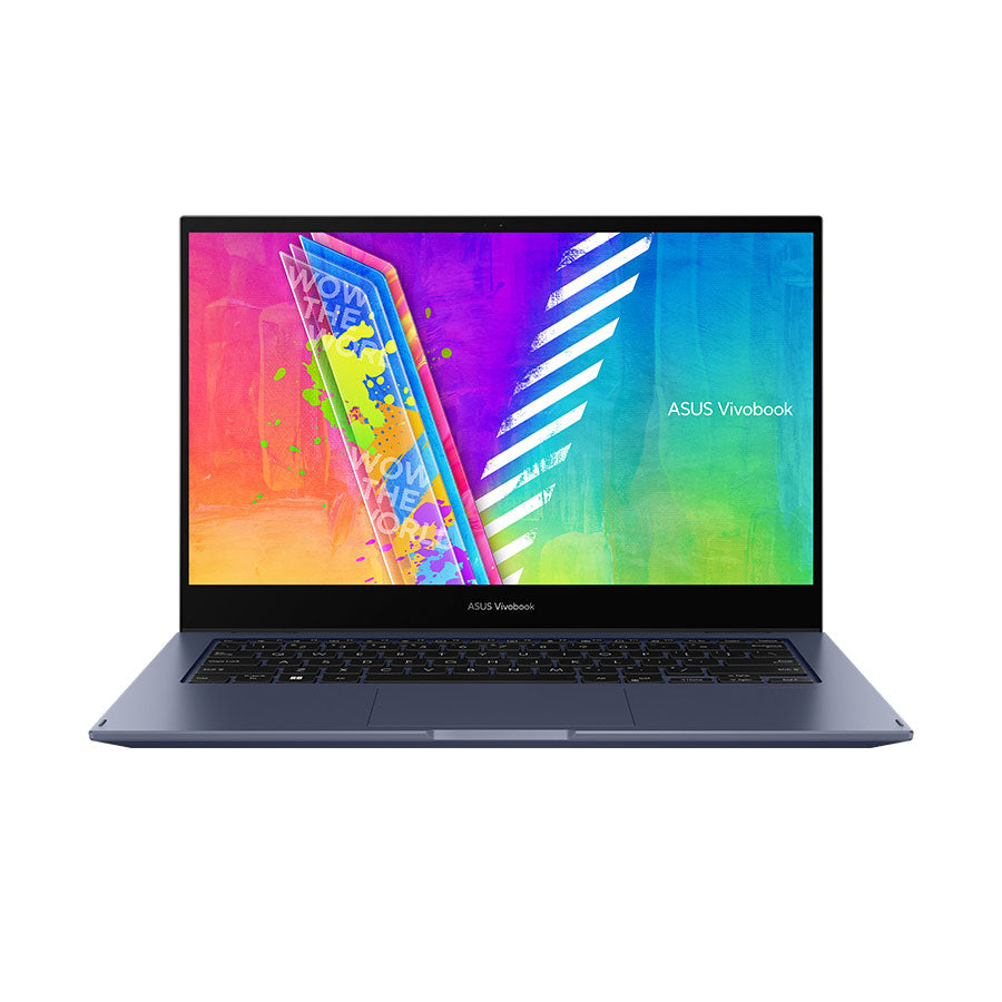 מחשב נייד ASUS Vivobook Go 14 Flip 14'' FHD Touch-Flip N4500/4GB/128G eMMC/WIN11S/Blue/1YOS